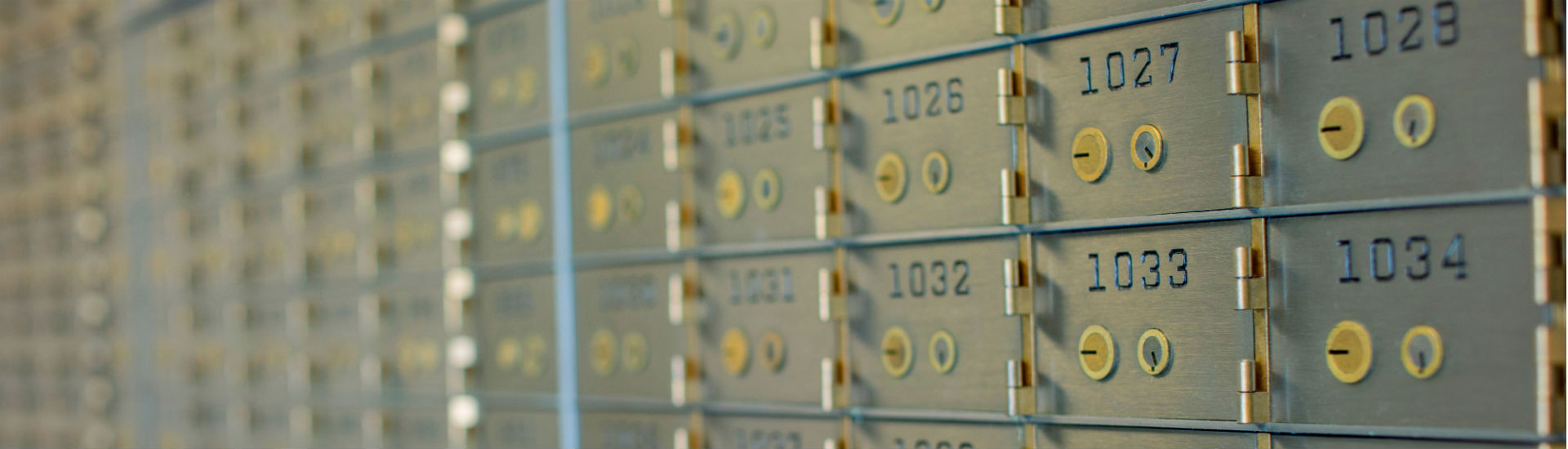 safe deposit boxes
